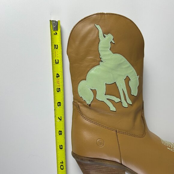 NWT Dingo Casual Let 'Er Buck Snip Toe Ankle Mid Leather Boots Women's Size 7.5‎ - Picture 12 of 14